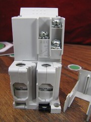 5a Idec Circuit Protector Breaker 2 pole 5 Amp 220vac 125vdc aux AC/DC NC1V-21