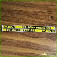 John Deere LX172 Lawn Tractor Hood Left Right Stripes Decals Stickers Lengths