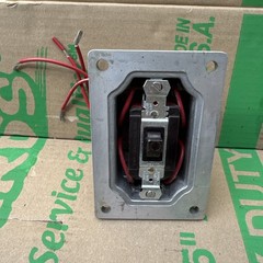 Crouse Hinds Explosion Proof 2 Pole EDS Switch 20A 120-277 For EDSC218