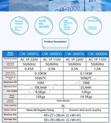 CW3000 5000 chiller water pump circulating water tank CO2 laser cutting machine