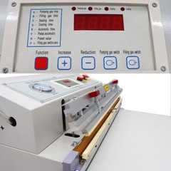 Pneumatic Vacuum Packing Machine Gas-filled Sealer 19x 24in Plate Outside Pump