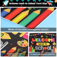 Jectivs Back to School Yard Sign