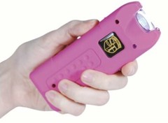 ALARM Flashlight Rechargeable Self Defense POLICE Safety PINK Stun Gun LED SIREN