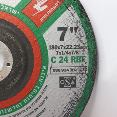 Depressed Center Triple Safety Net Grinding Disc 7″ x 1/4″ x 7/8″ C24RBF