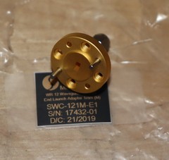 Sage Eravant SWC-121M-E1 WR-12 to 1.0mm Male E-Band Waveguide to Coax Adapter