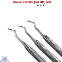 Dental Spoon Excavator Caries Remover Enamel Tooth Decaying Dentin Carious Tools