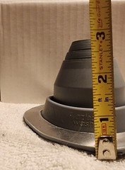 NEW #1 Size Gray Pipe Flashing Boot EPDM Rubber 1/4″ – 2 1/2″ Metal Roof 81820