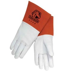 Black Stallion 35KE Long Cuff Grain Kidskin TIG Welding Gloves Large