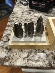 Countersink Set 8 Pieces HSS Six Flute Chaterless 1/4-1″ 60 DEG