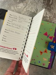 AMERICAN GIRL TODAY Vintage Blue School Planner Notebook (see description)
