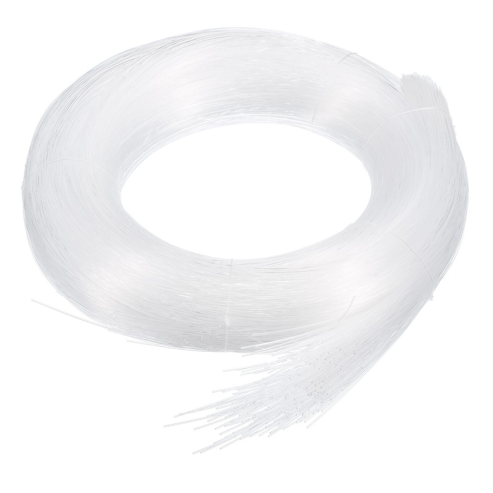 550Pcs 13ft PMMA Mixed Fiber Optic Cable Strands 0.03 Inch Side Glow Cables