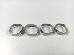 10set/40pcs Dental Orthodontic 1st Molar Bands Roth 022 Plain Molar Band 29-44+