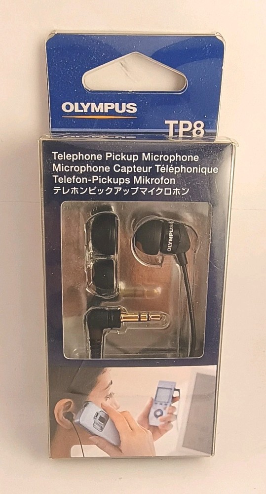 SEALED/NEW Olympus TP8 Telephone Pickup Microphone for Voice Recorders