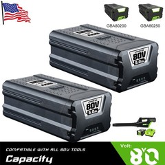 2pcs 5000mAh 80V Pro pack Lithium Battery GWL1840 For GBA80200 GBA80400 Battery