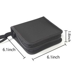 128/240/400/520 Disc CD/DVD Wallet Binder Book Sleeves Storage Bag Carrying Case
