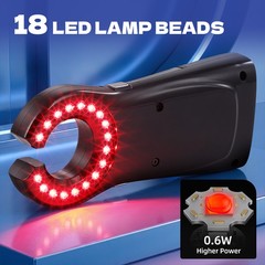 Portable Rechargeable Red Light Vein Finder Adjustable for Home & Clinic Use