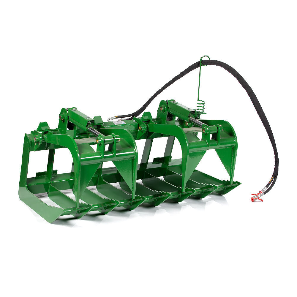 Titan Attachments 60in Root Grapple Bucket Attachment Fits John Deere Loaders