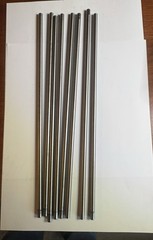 1/4” TI 6AL -4V Titanium Rod. 8 Pcs 12” Long Price Per Rod