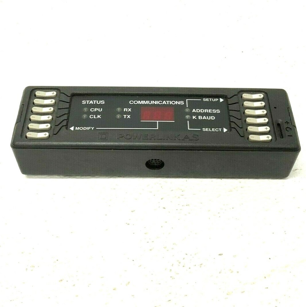 Square D PowerLink AS AS42C Control Module Screen Monitor NEHB NQOD Panel 261G