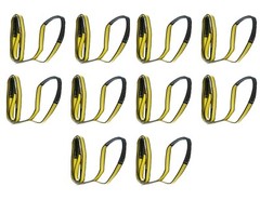 1″ x 3′ ft Web Lifting Sling Synthetic 2-ply Eye & Eye (Pack of 10) Bulk