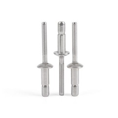 4.8mm 6.4mm Structural Pop Rivets Dome Head Steel Monobolt Breakstem Fasteners