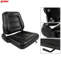 Fold Down FORKLIFT SEAT FITS FOR CLARK CAT HYSTER YALE TOYOTA MITSUBISHI