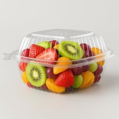 Dart C53PST1 5.3″ ClearSeal Hinged Clamshell Container – 13.8oz – Case of 500