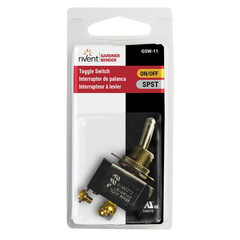 GSW-11 Heavy-Duty Electrical Toggle Switch, SPST, ON-OFF, ¾ HP 125-250V AC, Scre