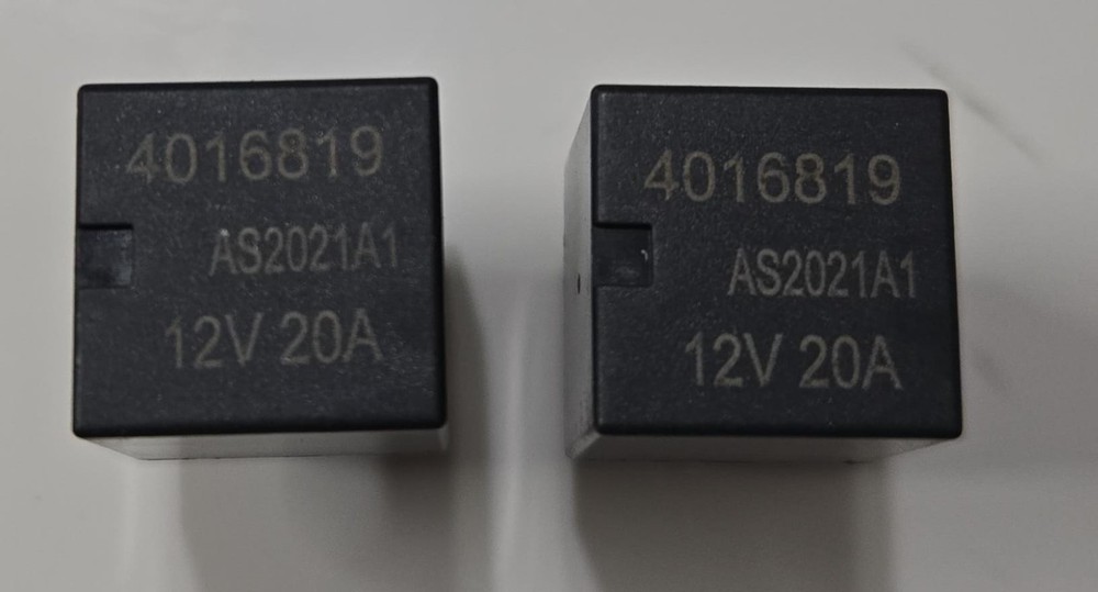 4016819 AS2021A1 12V 20A Automotive Relay Pair OEM Style 2 Pieces New