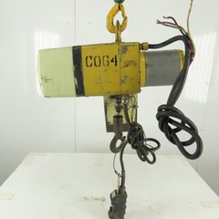 Yale KEL1-10H15S1 1 Ton Electric Hoist 7′ Lift 16FPM 230/460V 3 Phase