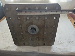 Aluminum CNC Tombstone Fixture 2-Sided w/ Sub Plates & Toe Clamps 15.25”