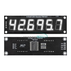 Digital 0.56″ inch 6-Digit 7-Segment LED Display TM1637 Tube Module 5 Colors