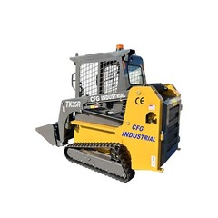 CFG 1.5 Ton Mini Compact Crawler Track Skid Steer Loader EPA Gas Engine Vertical