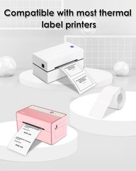 700/Roll White Square Thermal Labels Stickers 2″ x 2″ Self-Adhesive for Barcode