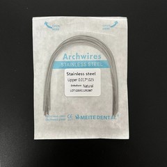 Dental Orthodontic Stainless Steel Round/Rectangular Arcos Arch Wires Natural
