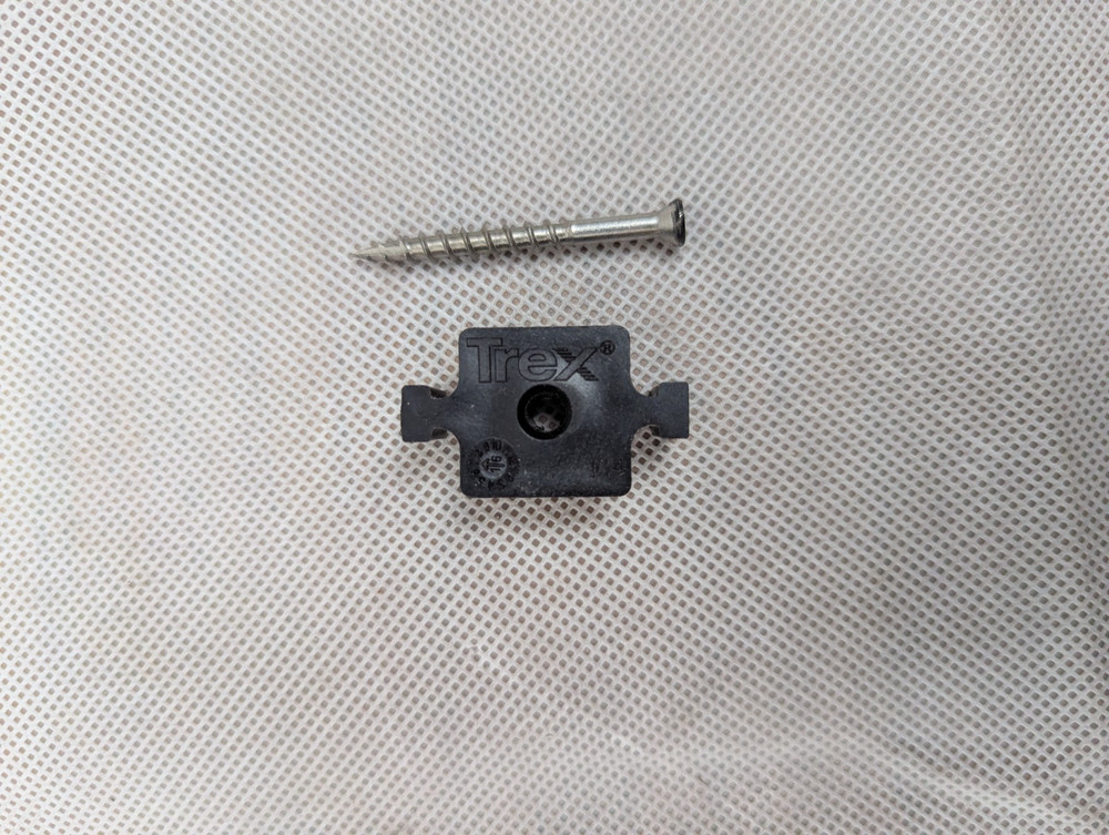 TREX Hideaway Universal Hidden Deck Fastener Clip, Est 400 Pieces