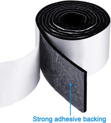 2 Packs 120 X 2 X 0.12 Inch Felt Strips with Adhesive Backing Felt Tape Roll Non