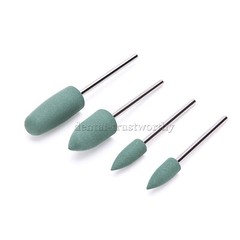 Dental Silicone Resin Base Acrylic Polishing Bur Drill Alloy Diamond Polisher