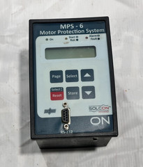 SOLCON MPS-6 5-2-3T-M-0-S MOTOR PROTECTION SYSTEM MPS6523TM0S