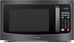 EM131A5C-BS Countertop Microwave Ovens 1.2 Cu Ft 12.4″ Removable Turntable Smart