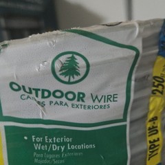 250 Feet 12/3 with Ground UF-B (Direct Burial) outdoor wire 600 volts RoHS compl