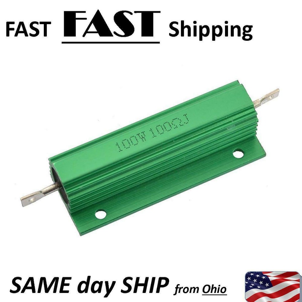 Heavy Duty aluminum resistor wire wound HD – various watts ohms resistance