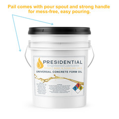 Presidential Universal Concrete Form Oil – Mineral Oil Based Form Release Agent