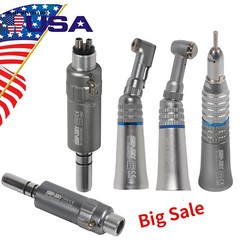 NSK Style Dental Slow Low Speed Handpiece Straight Contra Angle Air Motor 2/4 sa
