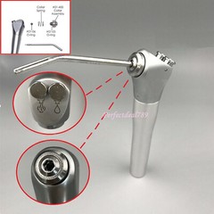 Dental 3 Way Air Water Spray Triple Syringe Handpiece w/ 2 Nozzles Tips Tubes A*