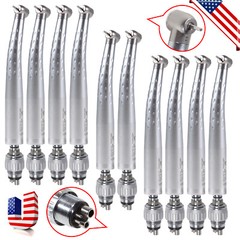 YABANGBANG Dental High Speed Handpiece with 4 Holes Quick Coupler 360° Swivel