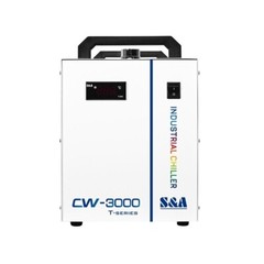 CW-3000DG Thermolysis Industrial Water Chiller with 60W / 80W CO2 Glass Tube NEW