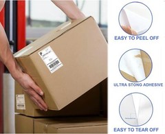 2-40 Rolls 4×6 Direct Thermal Shipping Labels 250 Per Roll For Zebra 2844 Eltron