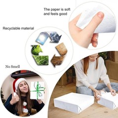 500 Sheets White Tissue Paper Bulk 14″x20″ 20″x30″ Acid-Free Wrapping Void Fill