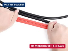 Latex Rubber Tubing, 3/8in OD 1/4in ID Slingshot Rubber Bands Black Surgical Tub